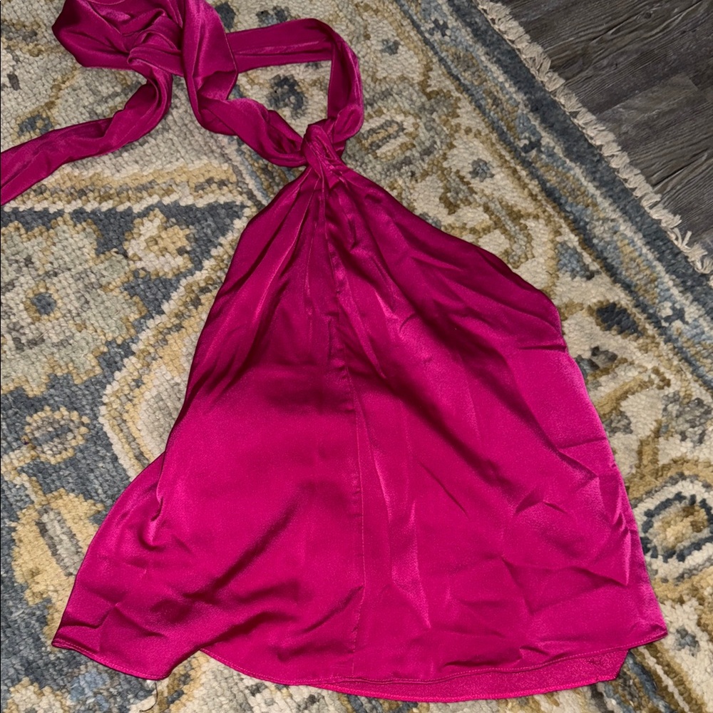 DO+BE Fuchsia Halter Top